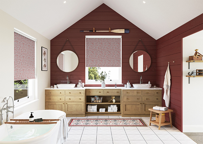 Leopard Luxe, Crimson - Twist&Fit Roller Blind - Image 8